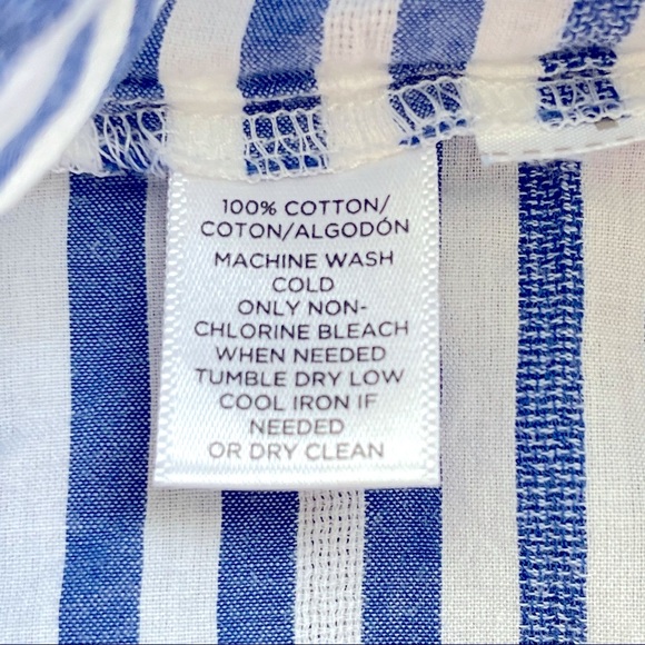 Loft Long Sleeve Button Front Blouse Small - Picture 5 of 12